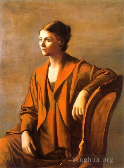 Pablo Picasso's Contemporary Various Paintings - Olga Picasso 1923