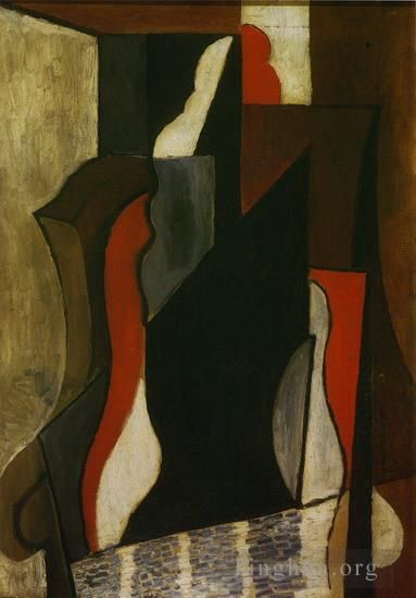 Pablo Picasso's Contemporary Various Paintings - Personnage dans un fauteuil 1917