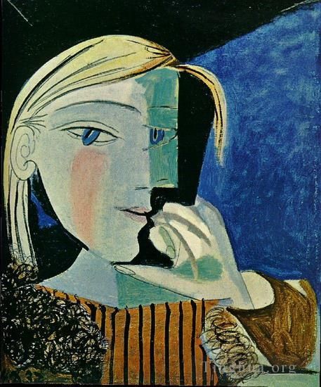 Pablo Picasso's Contemporary Various Paintings - Portrait de Marie Therese 4 1937