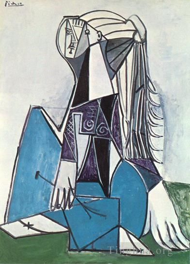 Pablo Picasso's Contemporary Various Paintings - Portrait de Sylvette David 01954