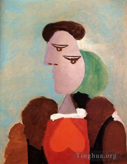 Pablo Picasso's Contemporary Various Paintings - Portrait de femme 1937 2