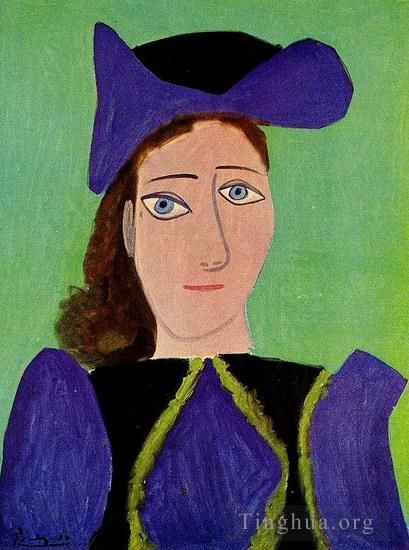 Pablo Picasso's Contemporary Various Paintings - Portrait de femme Olga 1920