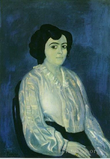 Pablo Picasso's Contemporary Various Paintings - Portrait de madame Soler 1903