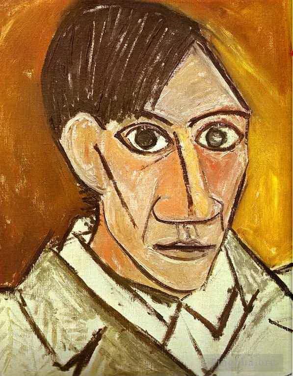 Pablo Picasso's Contemporary Various Paintings - Self Portrait 1907