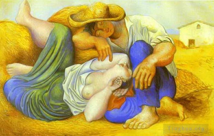 Pablo Picasso's Contemporary Various Paintings - Sleeping Peasants 1919