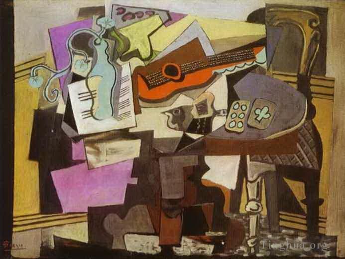 Pablo Picasso's Contemporary Various Paintings - Still Life 1918