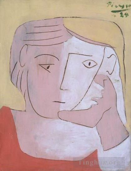 Pablo Picasso's Contemporary Various Paintings - Tete de femme 2 1924