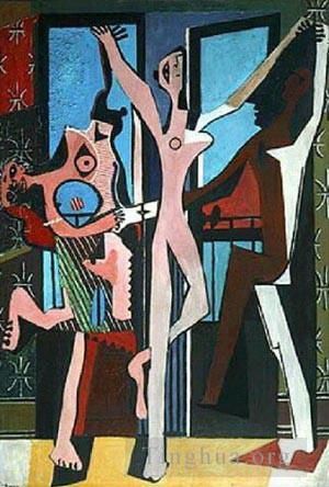 Pablo Picasso's Contemporary Various Paintings - The Three Dancers 1925