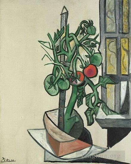 Pablo Picasso's Contemporary Various Paintings - Tomatoes 1944