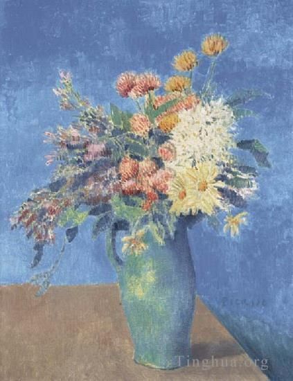 Pablo Picasso's Contemporary Various Paintings - Vase de fleurs 1904