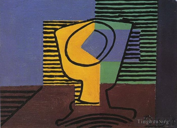Pablo Picasso's Contemporary Various Paintings - Verre 1914