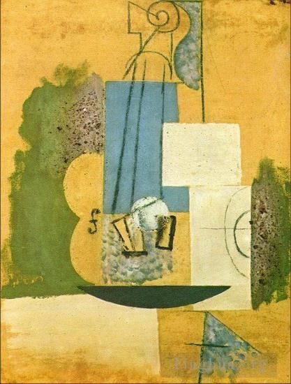 Pablo Picasso's Contemporary Various Paintings - Violon 1913