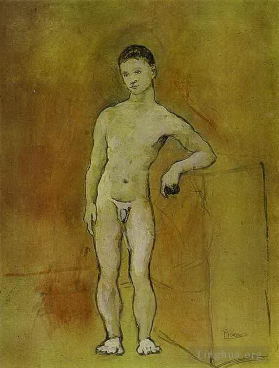 Pablo Picasso's Contemporary Various Paintings - Young Nude 1906