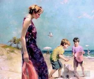 Contemporary Artwork by Pino Daeni - Good Old Days
