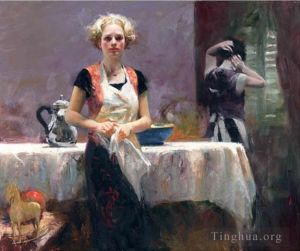 Contemporary Artwork by Pino Daeni - In the Late Evening