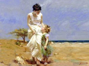 Contemporary Artwork by Pino Daeni - Joyous Memories Sold Out