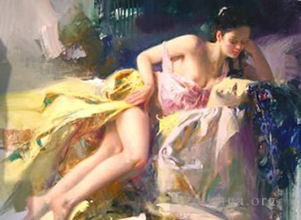 Pino Daeni's Contemporary Oil Painting - Original