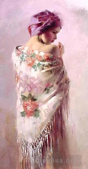 Pino Daeni's Contemporary Oil Painting - Reflections