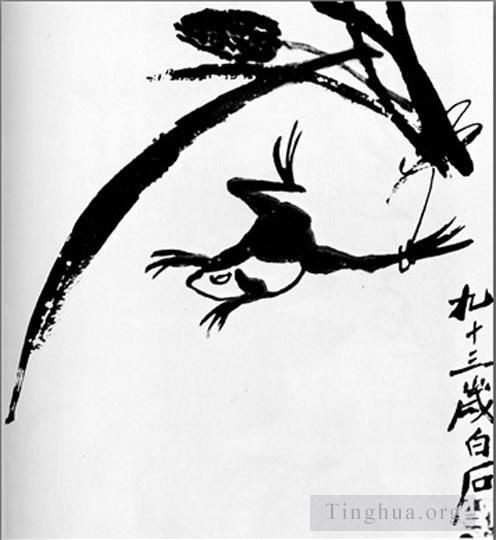 Qi Baishi's Contemporary Chinese Painting - Frog