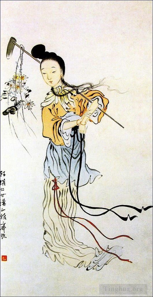 Qi Baishi's Contemporary Chinese Painting - Little girl
