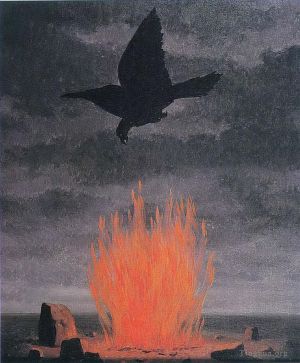 Contemporary Artwork by Rene Magritte - The fanatics 1955