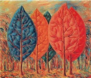 Contemporary Artwork by Rene Magritte - The fire 1943
