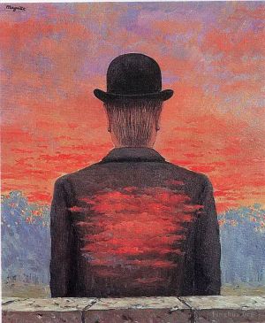 Contemporary Artwork by Rene Magritte - The poet recompensed 1956