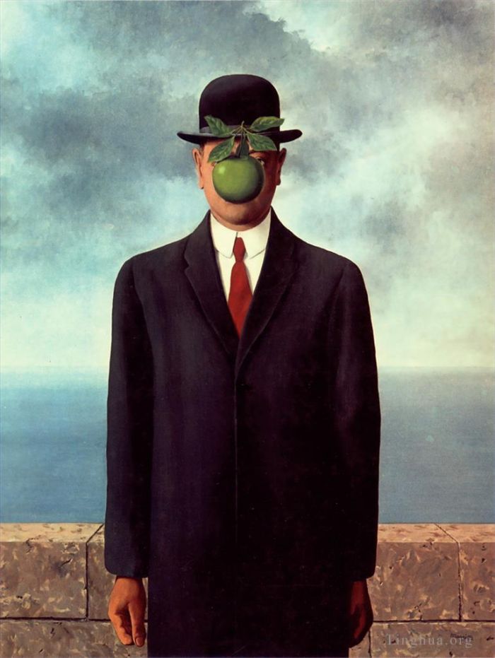 Rene Magritte's Contemporary Various Paintings - Son of Man