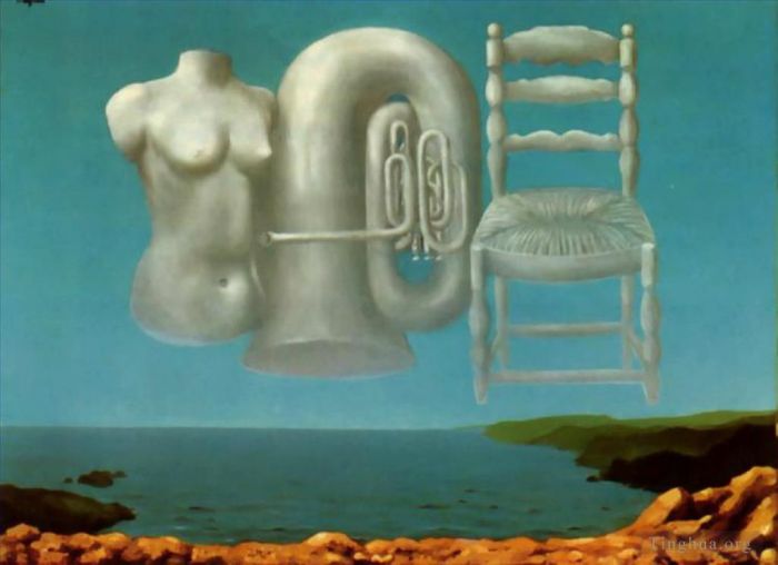 Rene Magritte's Contemporary Various Paintings - Threatening Weather