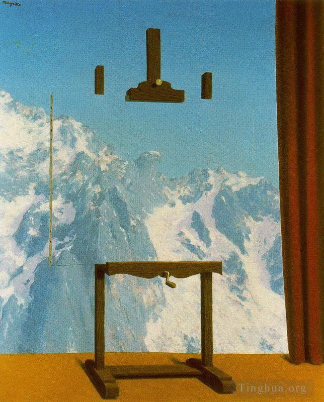 Rene Magritte's Contemporary Various Paintings - Call of peaks 1943