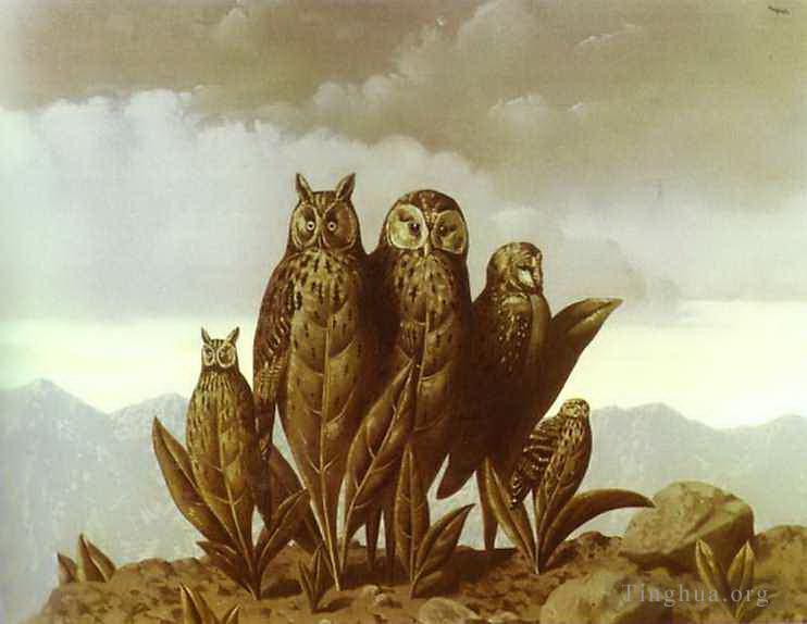Rene Magritte Artwork -Companions of fear 1942