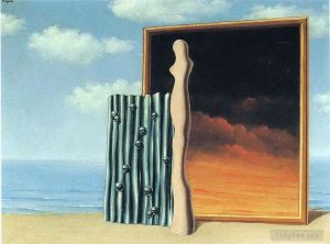 Contemporary Artwork by Rene Magritte - Composition on a seashore 1935