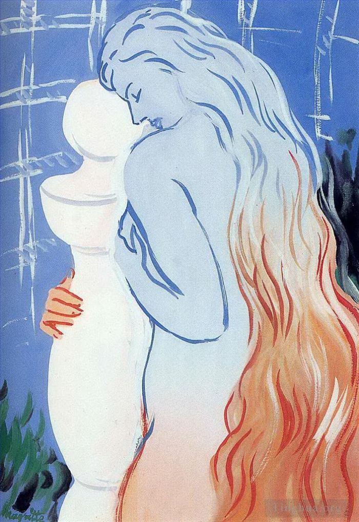 Rene Magritte's Contemporary Various Paintings - Depths of pleasure 1948