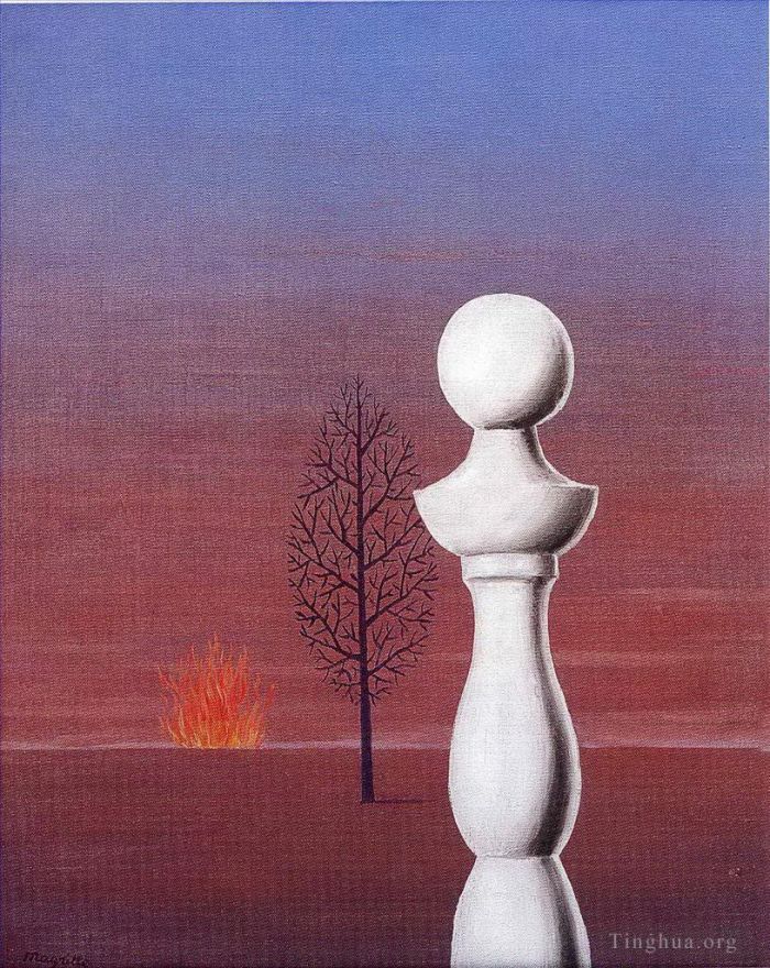 Rene Magritte's Contemporary Various Paintings - Fashionable people 1950