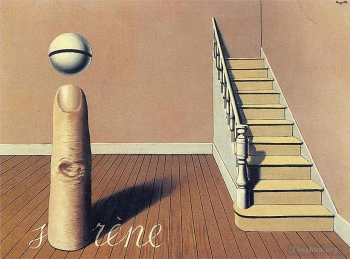 Rene Magritte's Contemporary Various Paintings - Forbidden literature the use of the word 1936