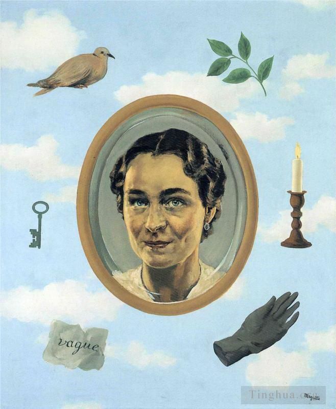 Rene Magritte's Contemporary Various Paintings - Georgette 1937