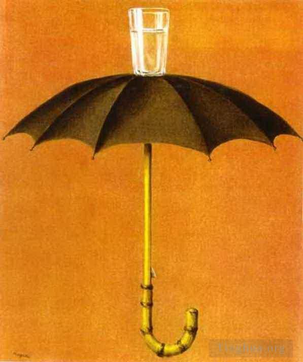 Rene Magritte's Contemporary Various Paintings - Hegel s holiday 1958