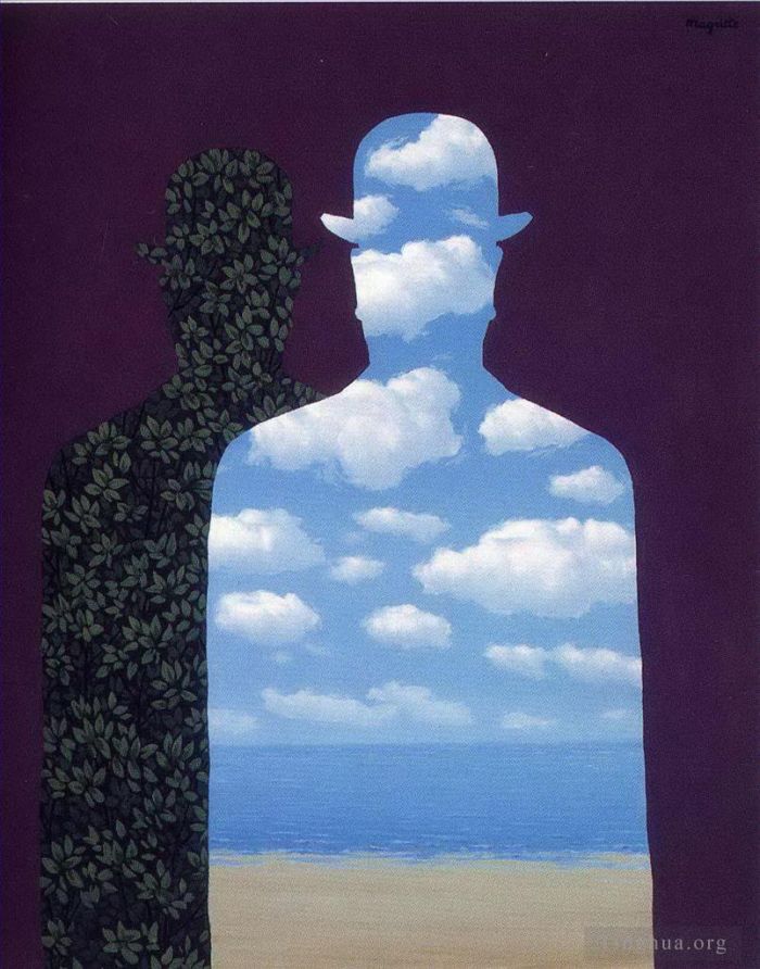 Rene Magritte's Contemporary Various Paintings - High society 1962