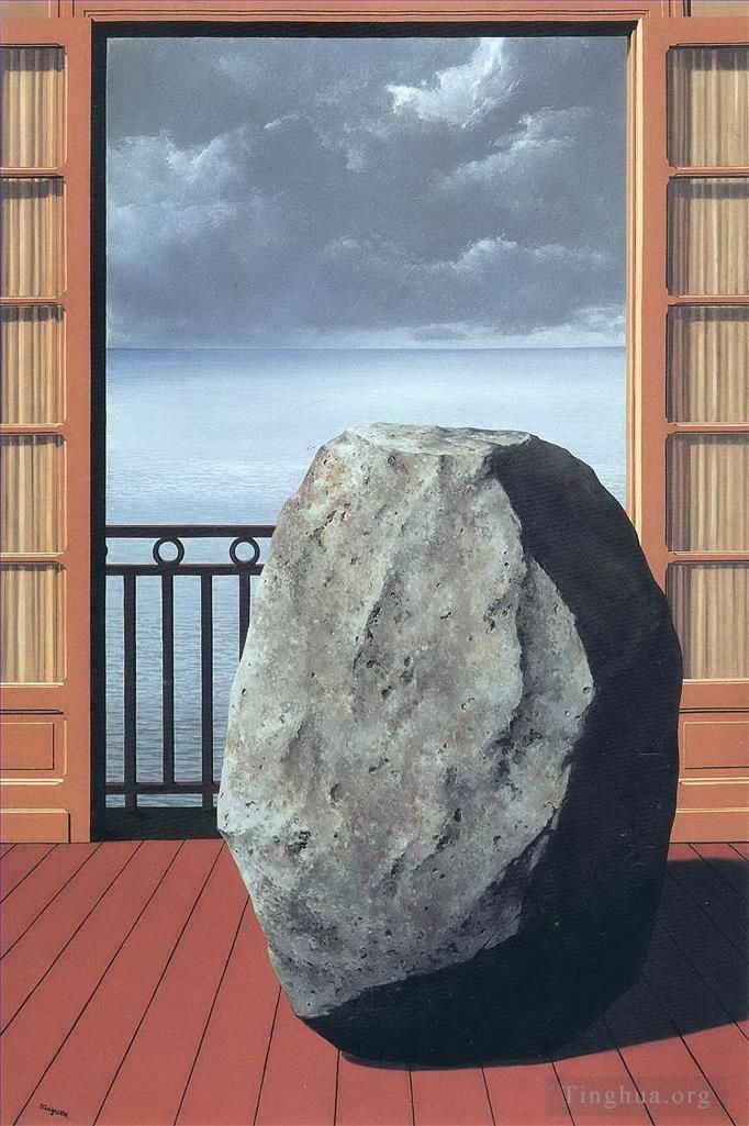 Rene Magritte's Contemporary Various Paintings - Invisible world 1954