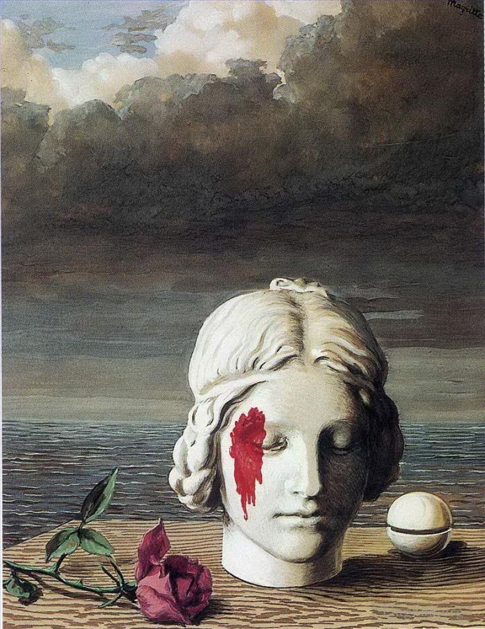 Rene Magritte's Contemporary Various Paintings - Memory 1941