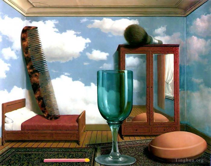 Rene Magritte's Contemporary Various Paintings - Personal values 1952