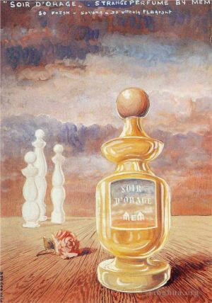 Contemporary Artwork by Rene Magritte - Soir d orage strange perfume by mem
