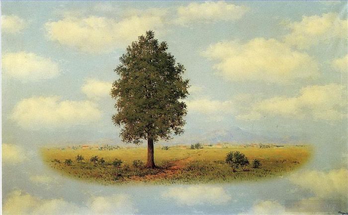 Rene Magritte's Contemporary Various Paintings - Territory 1957