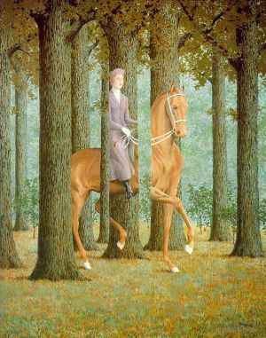 Contemporary Artwork by Rene Magritte - The blank signature 1965