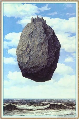 Contemporary Artwork by Rene Magritte - The castle of the pyrenees 1959