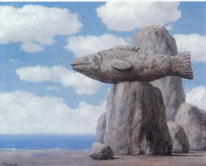 Rene Magritte's Contemporary Various Paintings - The connivance 1965