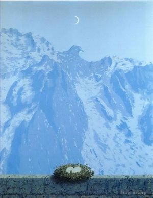 Contemporary Artwork by Rene Magritte - The domain of arnheim 1962