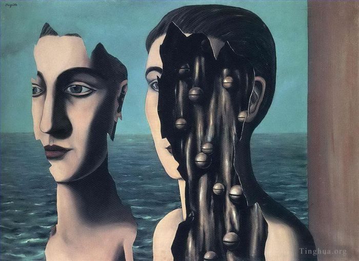 Rene Magritte's Contemporary Various Paintings - The double secret 1927