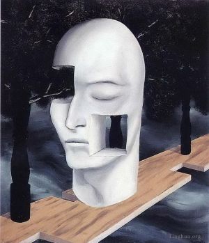 Contemporary Artwork by Rene Magritte - The face of genius 1926
