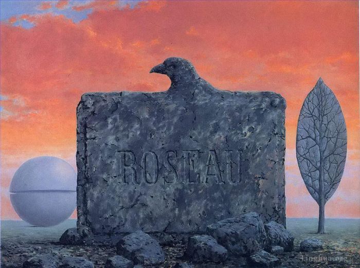 Rene Magritte's Contemporary Various Paintings - The fountain of youth 1958